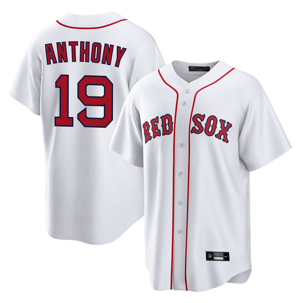 Fenge B.Red Sox #19 Roman Anthony Player White Home Game Stitched Jerseys