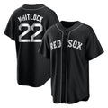 Fenge B.Red Sox #22 Garrett Whitlock Player Black Home Game Stitched Jerseys