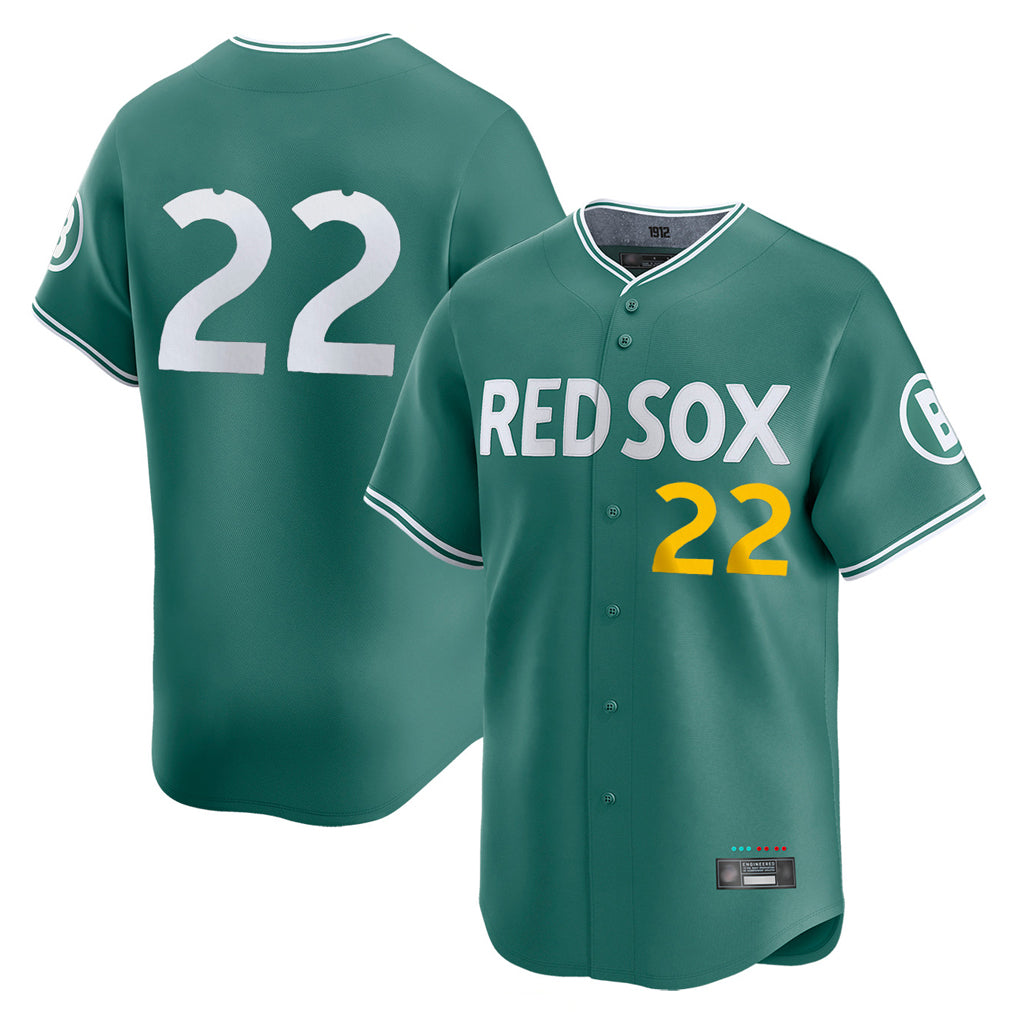 Fenge B.Red Sox #22 Garrett Whitlock Player Green City Connect Limited Home Game Stitched Jerseys