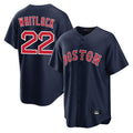 Fenge B.Red Sox #22 Garrett Whitlock Player Navy Home Game Stitched Jerseys