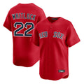 Fenge B.Red Sox #22 Garrett Whitlock Player Red Limited Home Game Stitched Jerseys