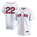 Fenge B.Red Sox #22 Garrett Whitlock Player White Limited Home Game Stitched Jerseys