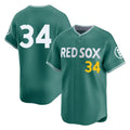 Fenge B.Red Sox #34 David Ortiz Player Green City Connect Limited Home Game Stitched Jerseys