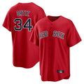 Fenge B.Red Sox #34 David Ortiz Player Red Home Game Stitched Jerseys