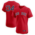 Fenge B.Red Sox #34 David Ortiz Player Red Limited Elite Home Game Stitched Jerseys
