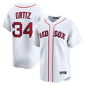 Fenge B.Red Sox #34 David Ortiz Player White Limited Home Game Stitched Jerseys