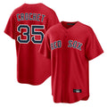 Fenge B.Red Sox #35 Garrett Crochet Player Red Home Game Stitched Jerseys