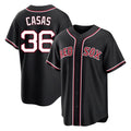 Fenge B.Red Sox #36 Triston Casas Player Black Out Home Game Stitched Jerseys