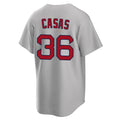 Fenge B.Red Sox #36 Triston Casas Player Gray Road Home Game Stitched Jerseys