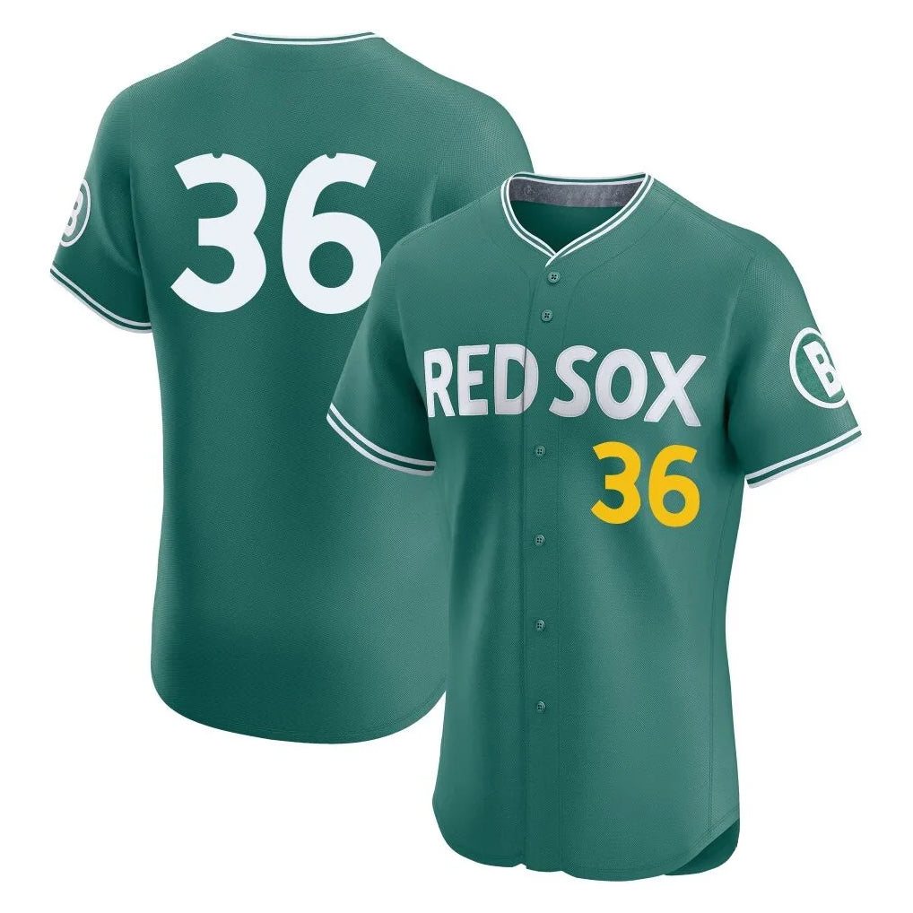 Fenge B.Red Sox #36 Triston Casas Player Green City Connect Limited Elite Home Game Stitched Jersey