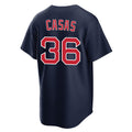 Fenge B.Red Sox #36 Triston Casas Player Navy Home Game Stitched Jerseys
