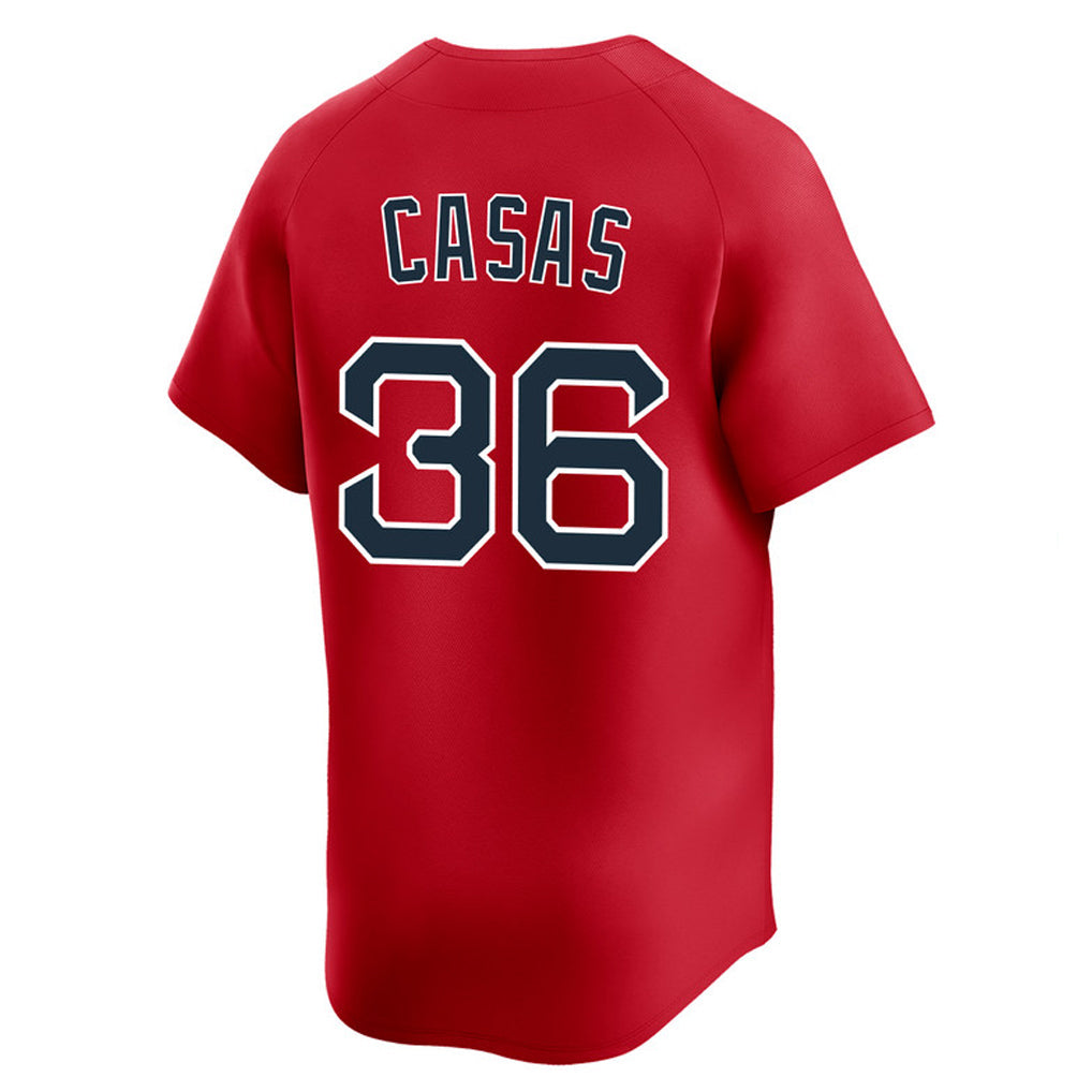 Fenge B.Red Sox #36 Triston Casas Player Red Limited Home Game Stitched Jerseys