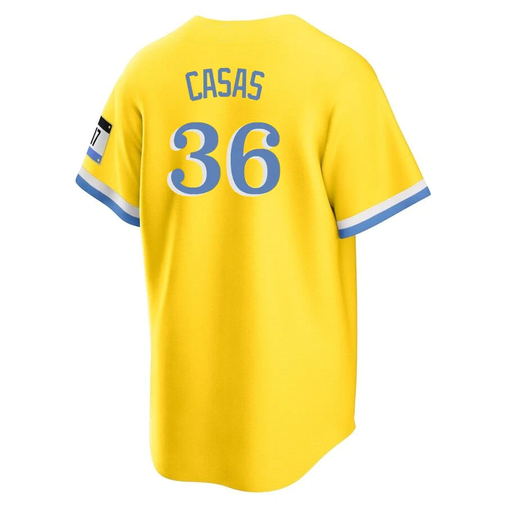 Fenge B.Red Sox #36 Triston Casas Player Yellow Home Game Stitched Jerseys