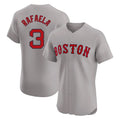Fenge B.Red Sox #3 Ceddanne Rafaela Player Gray Road Limited Elite Home Game Stitched Jersey