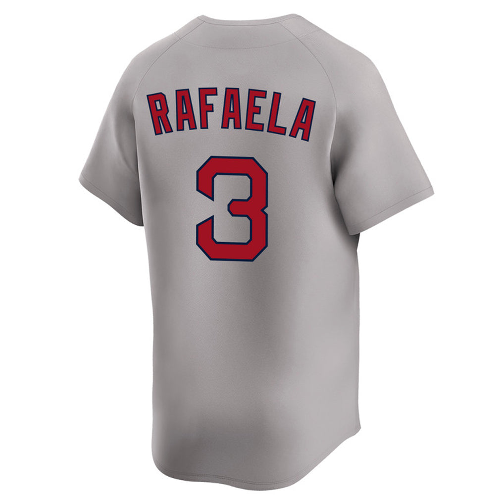 Fenge B.Red Sox #3 Ceddanne Rafaela Player Gray Road Limited Home Game Stitched Jerseys