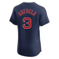 Fenge B.Red Sox #3 Ceddanne Rafaela Player Navy Limited Elite Home Game Stitched Jerseys