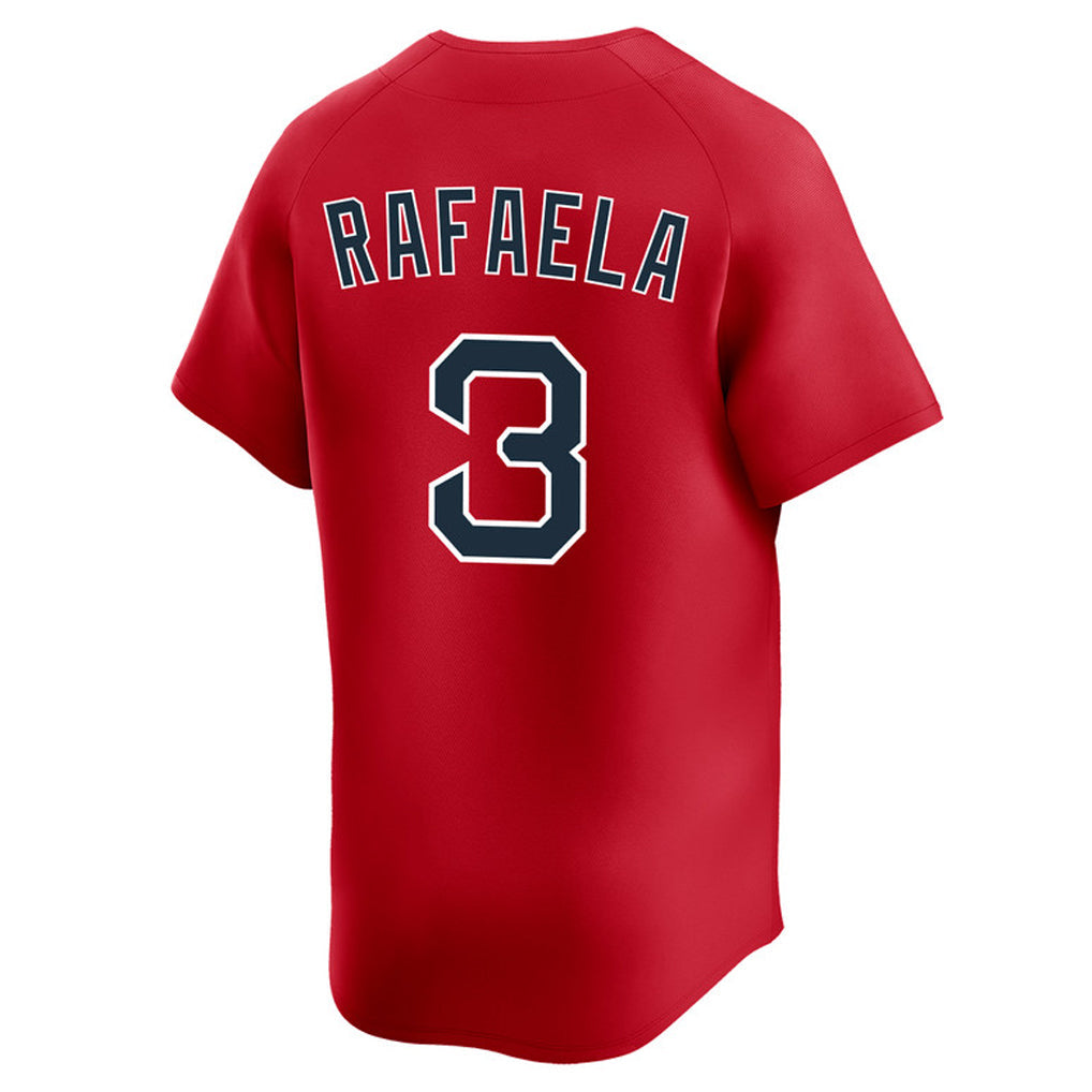 Fenge B.Red Sox #3 Ceddanne Rafaela Player Red Limited Home Game Stitched Jerseys