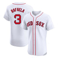 Fenge B.Red Sox #3 Ceddanne Rafaela Player White Limited Elite Home Game Stitched Jersey
