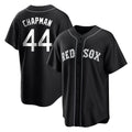 Fenge B.Red Sox #44 Aroldis Chapman Player Black Home Game Stitched Jerseys