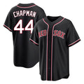 Fenge B.Red Sox #44 Aroldis Chapman Player Black Out Home Game Stitched Jerseys