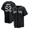 Fenge B.Red Sox #52 Wilyer Abreu Player Black Home Game Stitched Jerseys