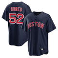 Fenge B.Red Sox #52 Wilyer Abreu Player Navy Home Game Stitched Jerseys