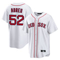 Fenge B.Red Sox #52 Wilyer Abreu Player White Home Game Stitched Jerseys