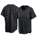 Fenge B.Red Sox #55 Ranger Su¡§¡érez Player Black T-shirt Home Game Stitched Jerseys