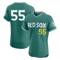 Fenge B.Red Sox #55 Ranger Su¡§¡érez Player Green City Connect Limited Elite Home Game Stitched Jerseys