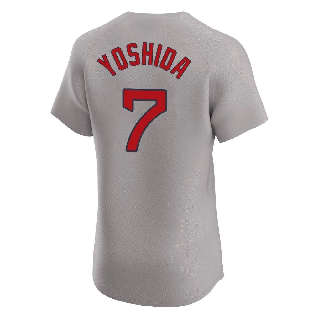 Fenge B.Red Sox #7 Masataka Yoshida Player Gray Road Limited Elite Home Game Stitched Jerseys