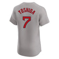 Fenge B.Red Sox #7 Masataka Yoshida Player Gray Road Limited Elite Home Game Stitched Jerseys