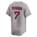 Fenge B.Red Sox #7 Masataka Yoshida Player Gray Road Limited Home Game Stitched Jerseys