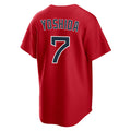 Fenge B.Red Sox #7 Masataka Yoshida Player Red Home Game Stitched Jerseys