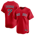 Fenge B.Red Sox #7 Masataka Yoshida Player Red Limited Home Game Stitched Jersey