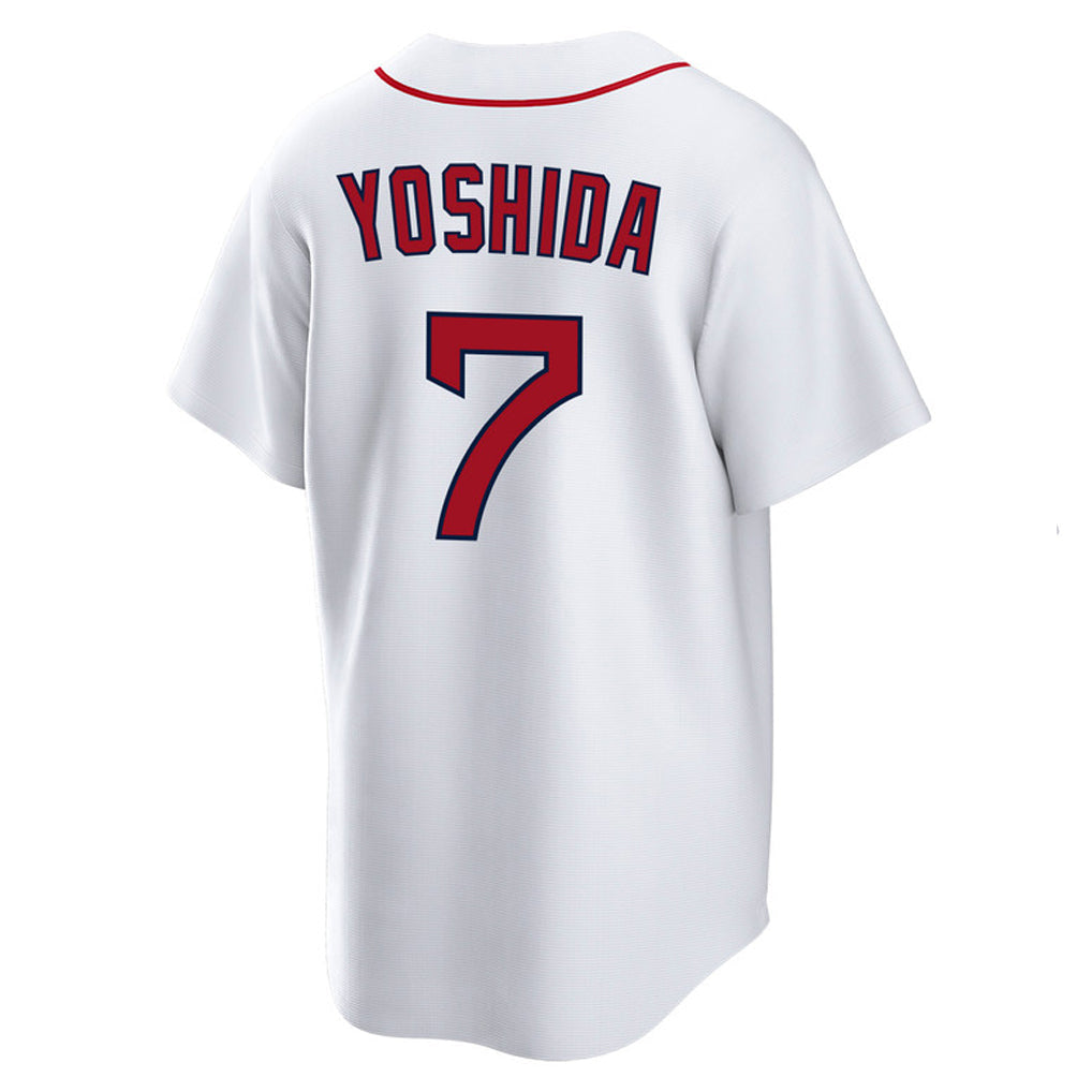 Fenge B.Red Sox #7 Masataka Yoshida Player White Home Game Stitched Jerseys