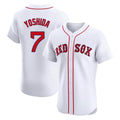 Fenge B.Red Sox #7 Masataka Yoshida Player White Limited Elite Home Game Stitched Jersey