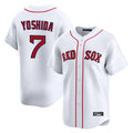 Fenge B.Red Sox #7 Masataka Yoshida Player White Limited Home Game Stitched Jersey