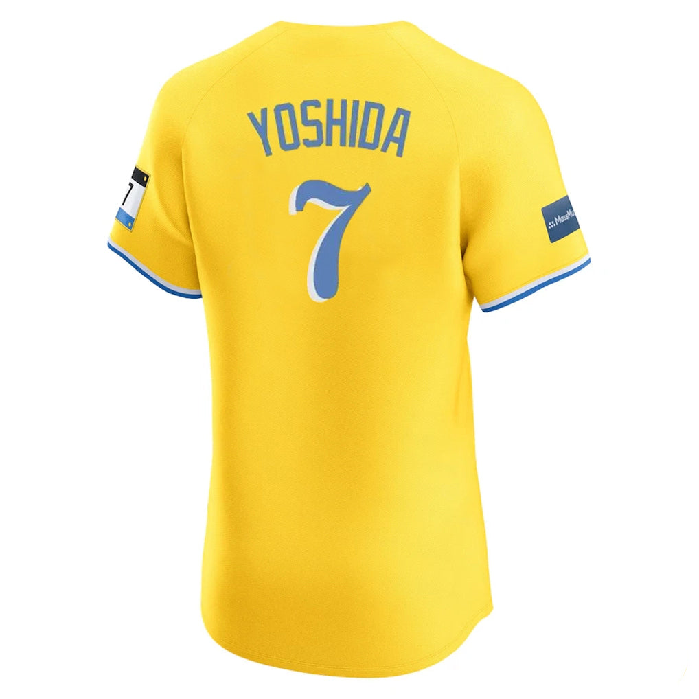 Fenge B.Red Sox #7 Masataka Yoshida Player Yellow Limited Elite Home Game Stitched Jerseys