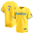 Fenge B.Red Sox #7 Masataka Yoshida Player Yellow Limited Home Game Stitched Jersey