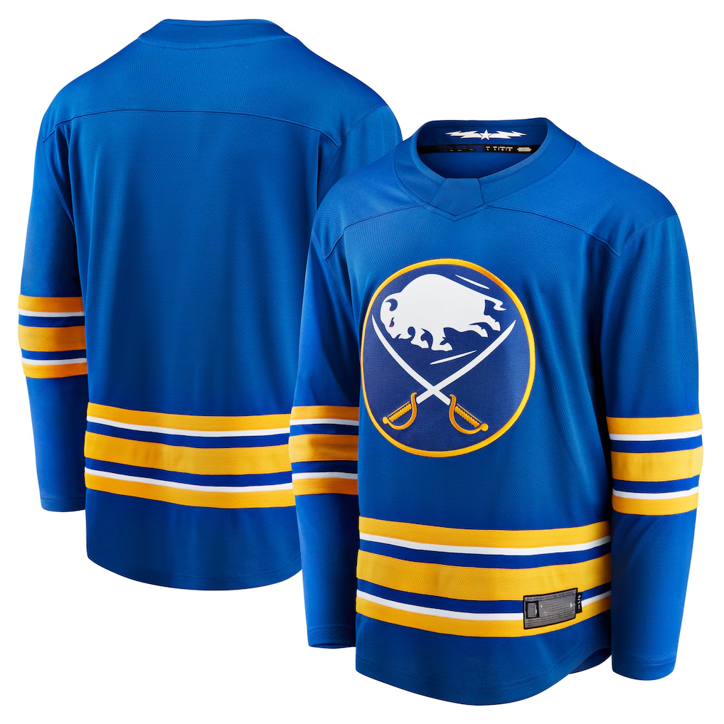 Fenge B.Sabres Royal Home Breakaway Stitched Jerseys
