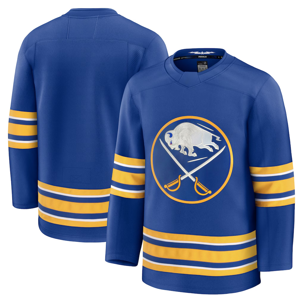 Fenge B.Sabres Royal Home Premium Stitched Jerseys