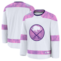 Fenge B.Sabres White 2024 Hockey Fights Cancer Practice Stitched Jerseys