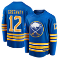 Fenge B.Sabres #12 Jordan Greenway Royal Home Breakaway Stitched Jerseys