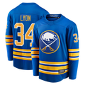 Fenge B.Sabres #34 Alex Lyon Royal Home Breakaway Stitched Jerseys