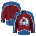 Fenge C.Avalanche Burgundy Home Authentic Pro Jerseys