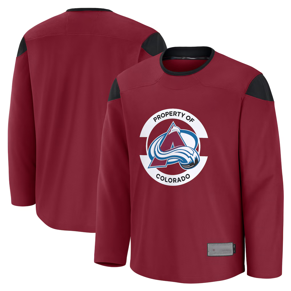 Fenge C.Avalanche Burgundy Practice Jerseys