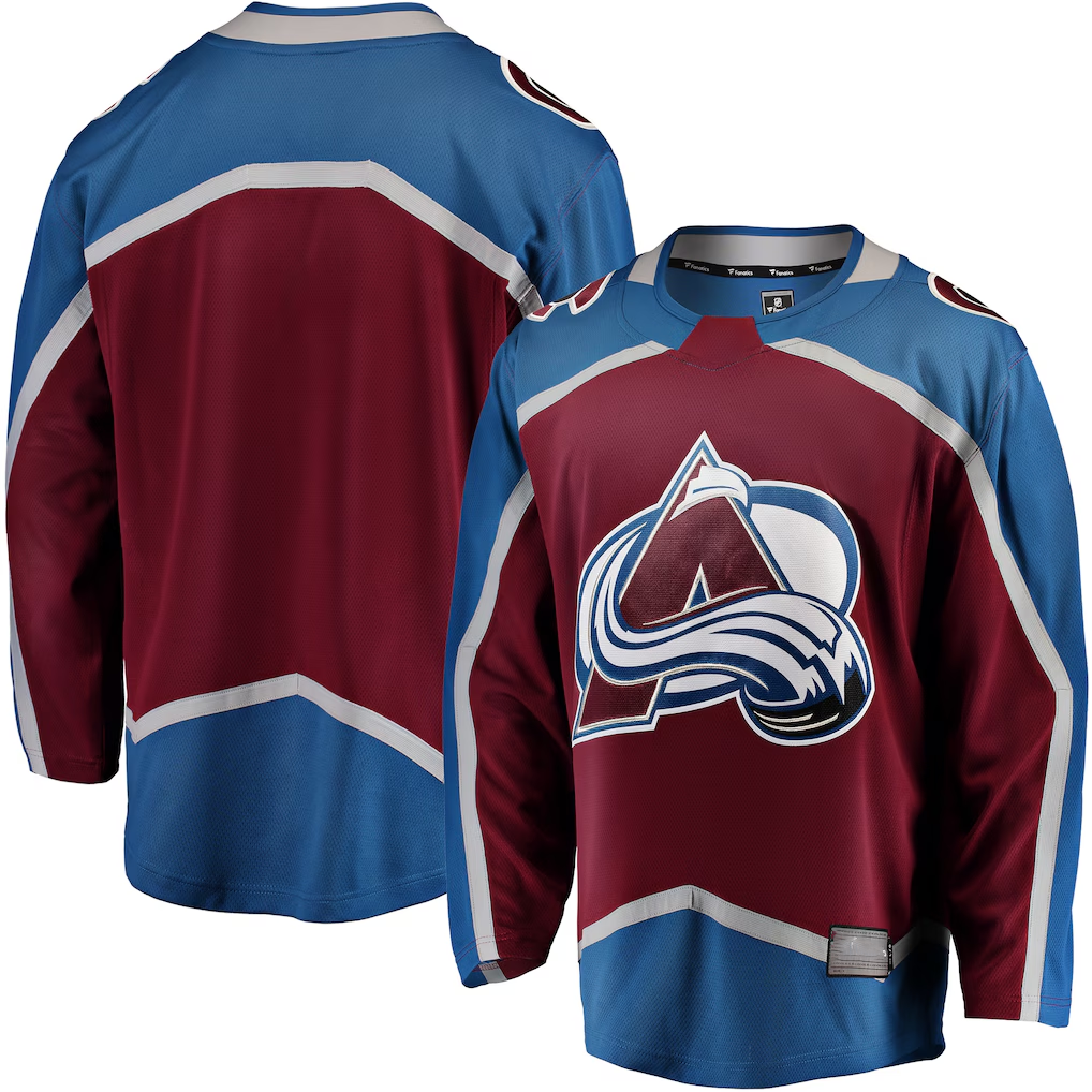 Fenge C.Avalanche Maroon Breakaway Home Jerseys