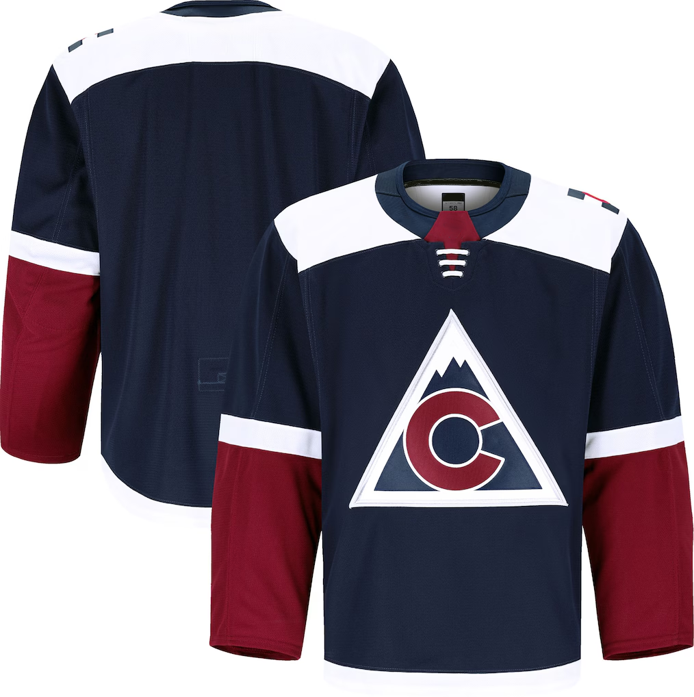 Fenge C.Avalanche Navy Alternate Authentic Pro Jerseys