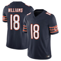 Fenge C.Bears #18 Caleb Williams Navy Vapor F.U.S.E. Limited Jersey Player Stitched Jerseys