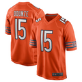 Fenge C.Bears #15 Rome Odunze Orange Player Game Stitched Jerseys